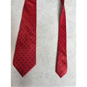 Sangiorgio For Tie Rack Made In Italy 100% Silk Color Red 59"
